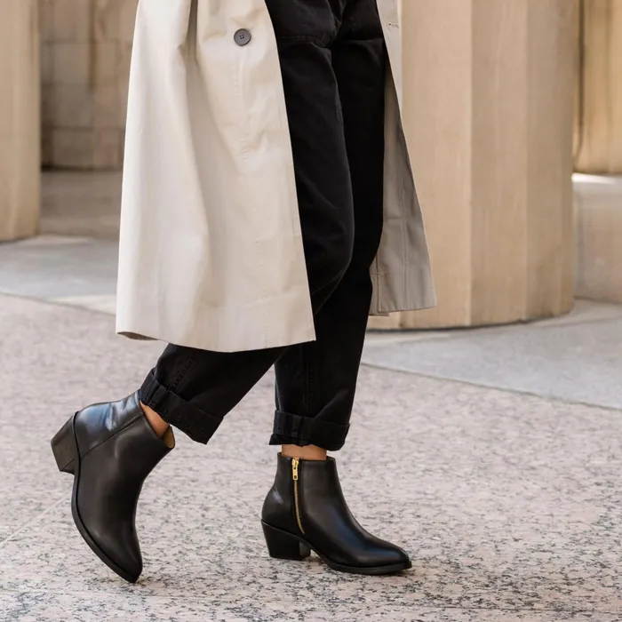 Women Marisa Inside Zip Boot Black Nisolo Boots