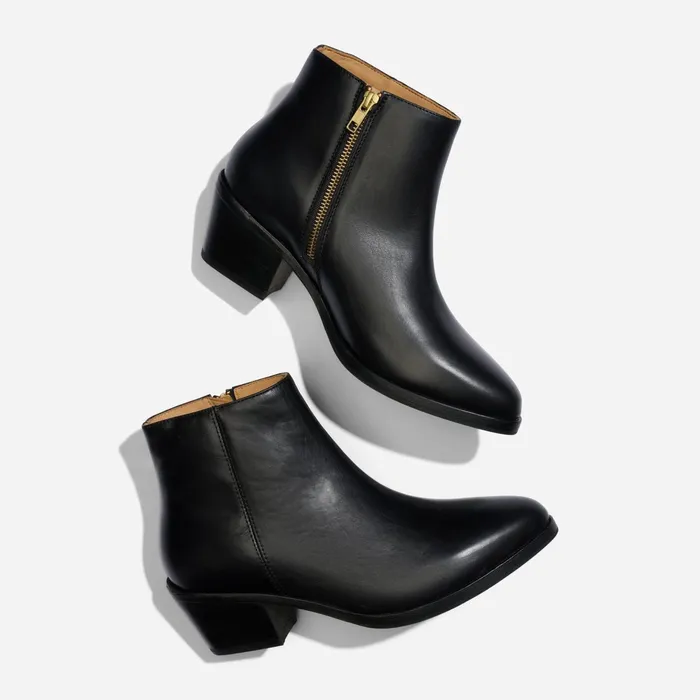 Women Marisa Inside Zip Boot Black Nisolo Boots