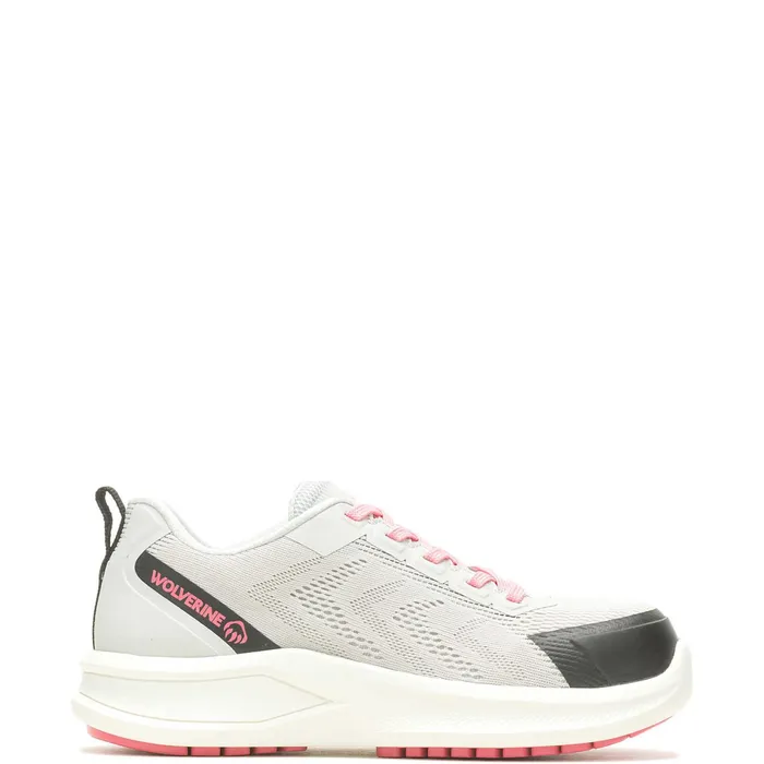WomenMen Bolt DuraShocks Knit CarbonMax Work Shoe Light Grey Wolverine Shoes