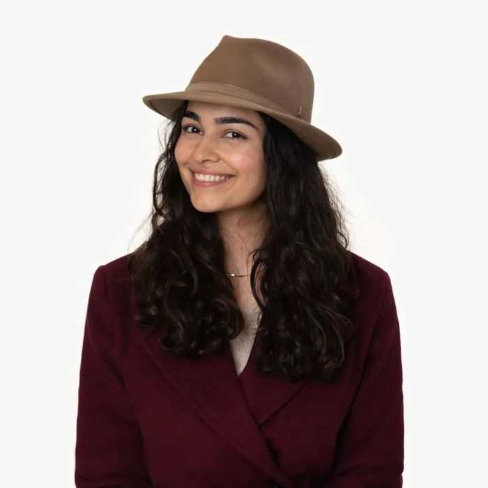 WomenMen Collins Hair Felt Bogart Hat Zechbauer Dark Beige Mayser Bogart Hats WomenMen Collins Hair Felt Bogart Hat Zechbauer Dark Beige Mayser Bogart Hats