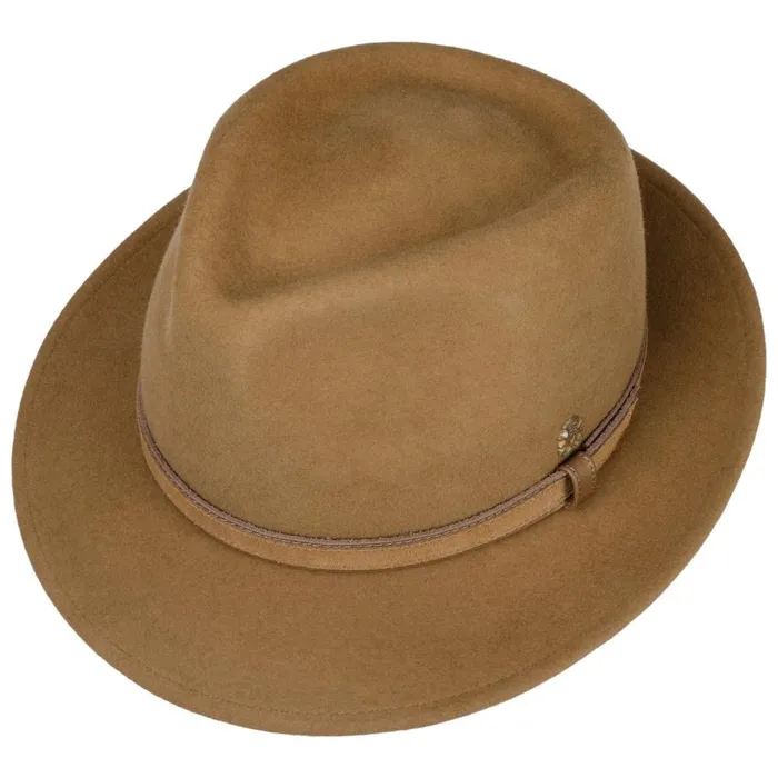 WomenMen Collins Hair Felt Bogart Hat Zechbauer Dark Beige Mayser Bogart Hats WomenMen Collins Hair Felt Bogart Hat Zechbauer Dark Beige Mayser Bogart Hats