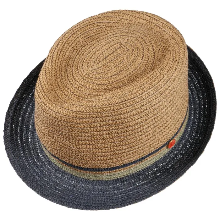 WomenMen Jerome Trilby Straw Hat Bluebeige Mayser Straw Hats WomenMen Jerome Trilby Straw Hat Bluebeige Mayser Straw Hats