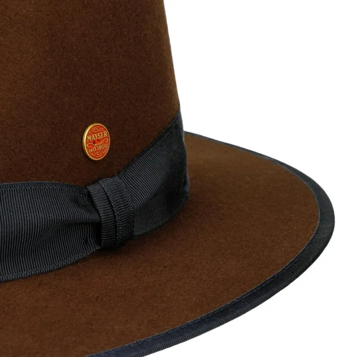 WomenMen Julien039s Wool Hat Dark Brown Mayser Traveler Hats WomenMen Julien039s Wool Hat Dark Brown Mayser Traveler Hats