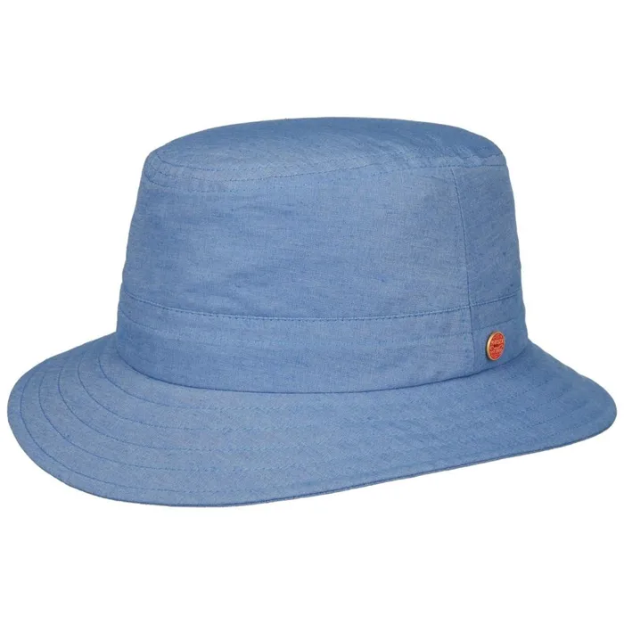 WomenMen Kilian Gomera Fabric Hat With UV Protection Blue Mayser Bucket Hats