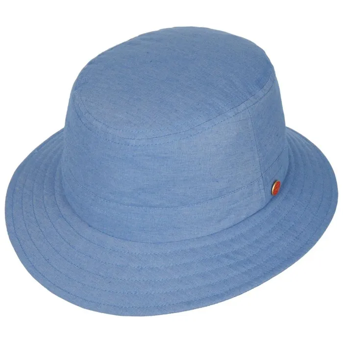 WomenMen Kilian Gomera Fabric Hat With UV Protection Blue Mayser Bucket Hats
