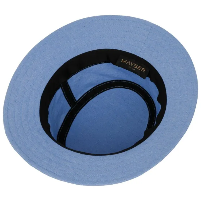 WomenMen Kilian Gomera Fabric Hat With UV Protection Blue Mayser Bucket Hats