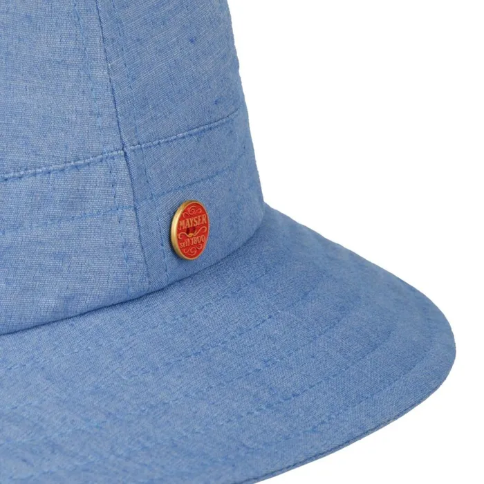 WomenMen Kilian Gomera Fabric Hat With UV Protection Blue Mayser Bucket Hats