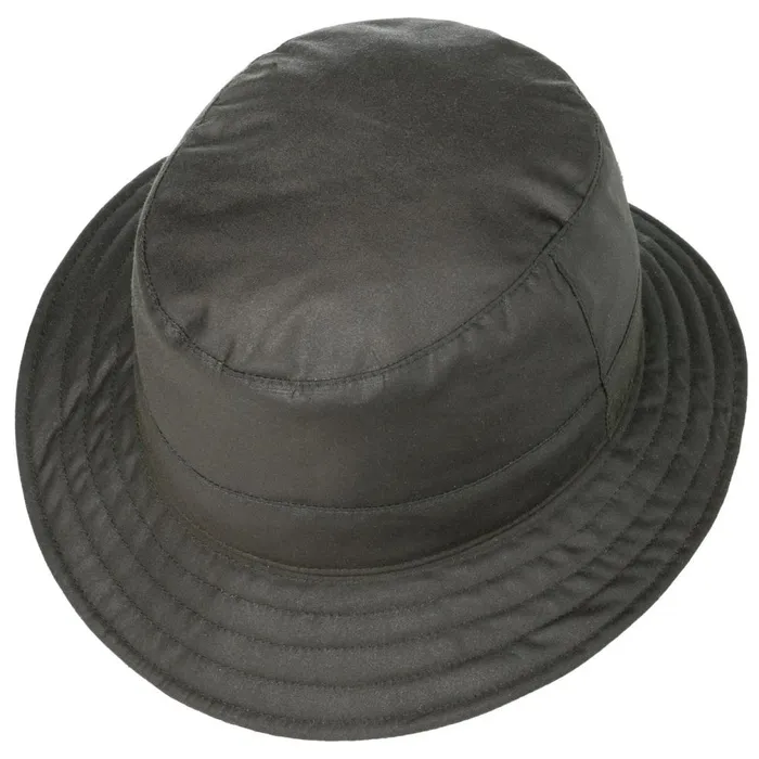WomenMen Kilian Waxed Cotton Bucket Fabric Hat Schwarz Mayser Bucket Hats