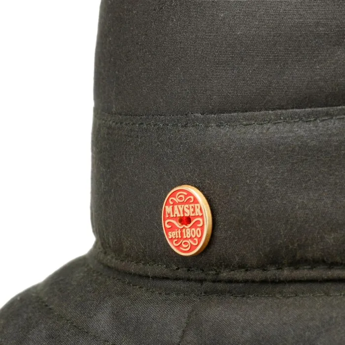 WomenMen Kilian Waxed Cotton Bucket Fabric Hat Schwarz Mayser Bucket Hats