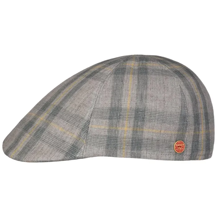 WomenMen Paddy Kampen Linen Flat Cap Dark Blue Mayser Flat Caps WomenMen Paddy Kampen Linen Flat Cap Dark Blue Mayser Flat Caps