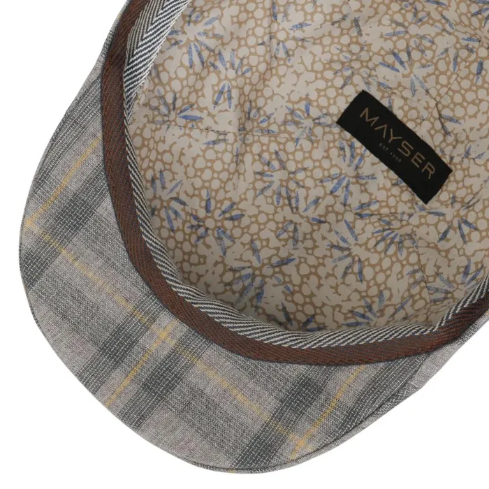 WomenMen Paddy Kampen Linen Flat Cap Dark Blue Mayser Flat Caps WomenMen Paddy Kampen Linen Flat Cap Dark Blue Mayser Flat Caps