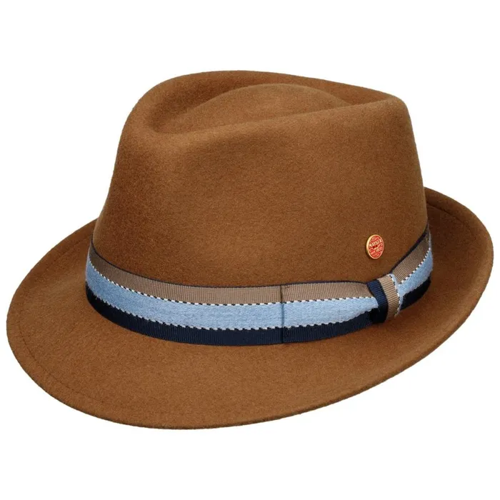 WomenMen Troy Wolga Trilby Wool Hat Blue Mayser Trilby Hats WomenMen Troy Wolga Trilby Wool Hat Blue Mayser Trilby Hats
