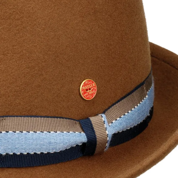 WomenMen Troy Wolga Trilby Wool Hat Blue Mayser Trilby Hats WomenMen Troy Wolga Trilby Wool Hat Blue Mayser Trilby Hats