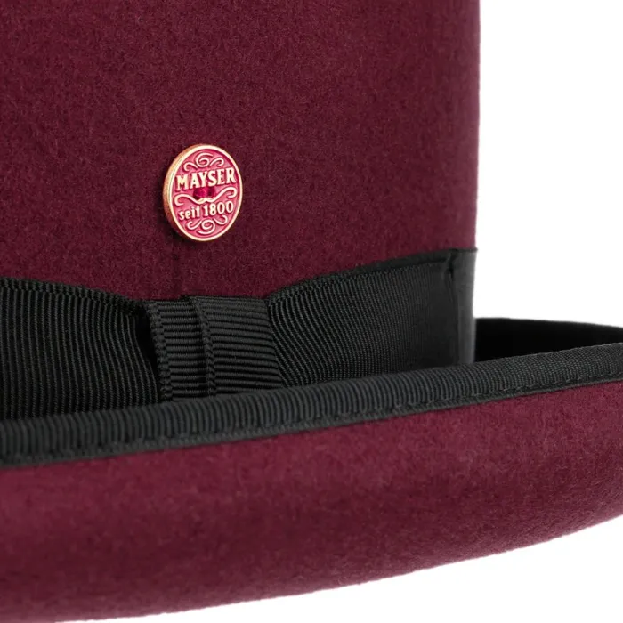 WomenMen Viril Melone Burgundy Mayser Occassion Hats WomenMen Viril Melone Burgundy Mayser Occassion Hats