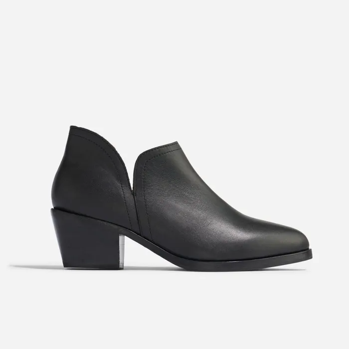 Women Mia Everyday Ankle Bootie BlackBlack Nisolo Boots