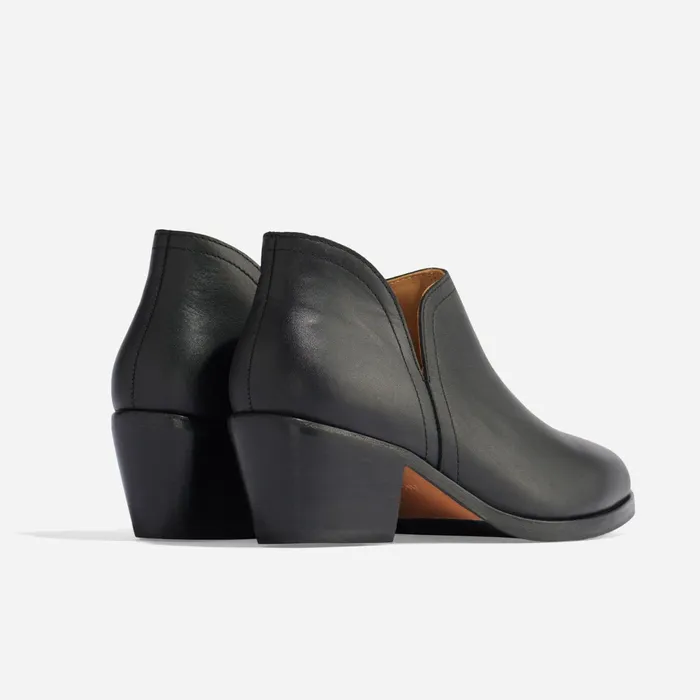 Women Mia Everyday Ankle Bootie BlackBlack Nisolo Boots