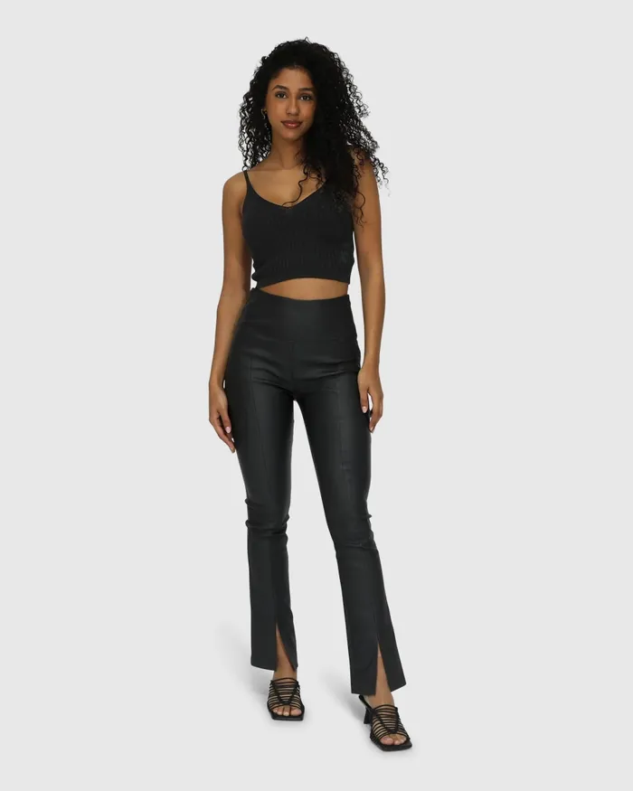 Women Midnight Rider Bootleg Pant 8211 Black Pants and Skirts Belle and Bloom