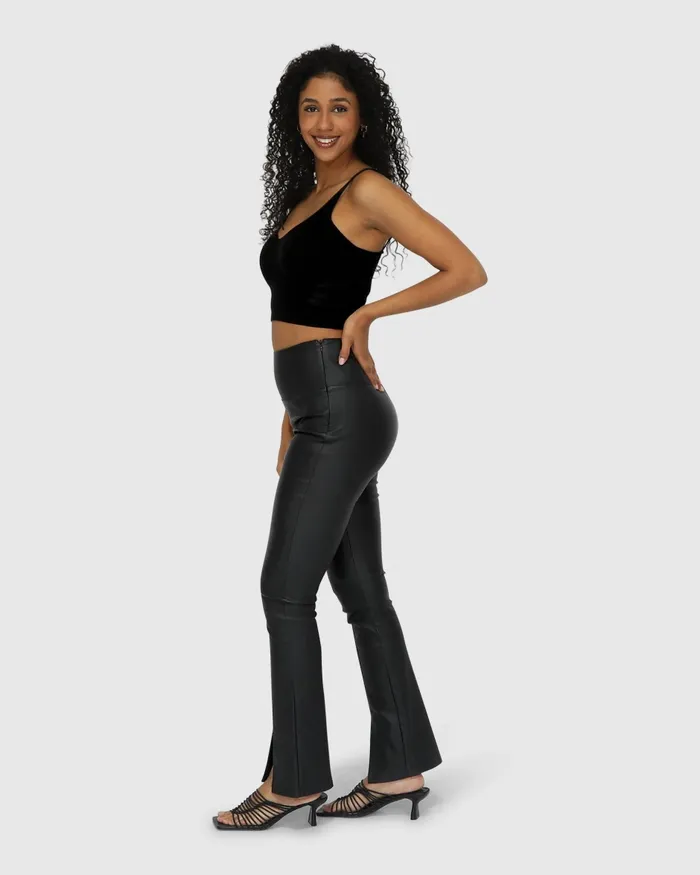 Women Midnight Rider Bootleg Pant 8211 Black Pants and Skirts Belle and Bloom