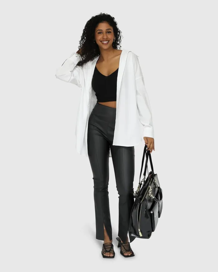 Women Midnight Rider Bootleg Pant 8211 Black Pants and Skirts Belle and Bloom