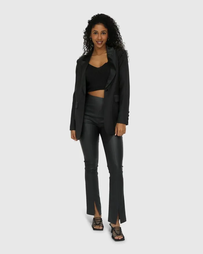 Women Midnight Rider Bootleg Pant 8211 Black Pants and Skirts Belle and Bloom