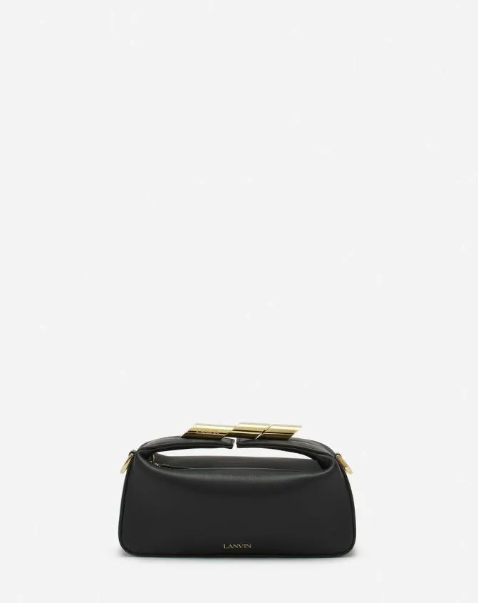 Women Mini Bags and Clutches Lanvin Haute Squence Leather Bag Black