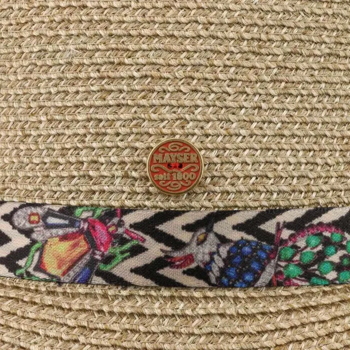 Women Nane Crushable Braided Hat Apricot Mayser Traveler Hats