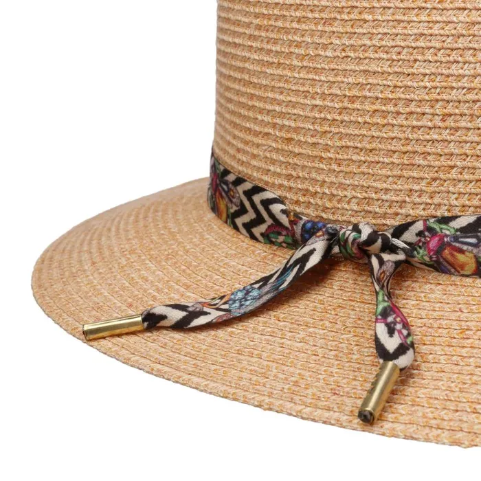Women Nane Crushable Braided Hat Apricot Mayser Traveler Hats
