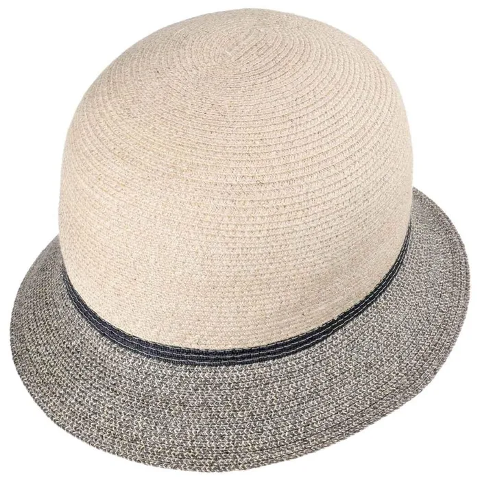 Women Nannia UVprotection Cloche Hat Graymottled Mayser Straw Hats Women Nannia UVprotection Cloche Hat Graymottled Mayser Straw Hats
