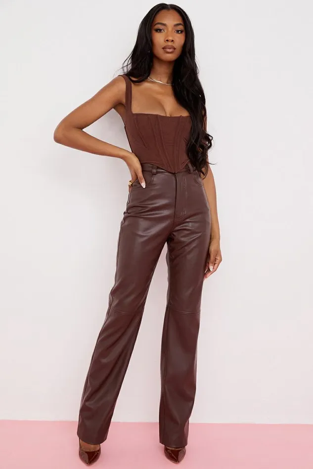 Women Ninetta Chocolate Mesh Corset House Of CB Corsets Women Ninetta Chocolate Mesh Corset House Of CB Corsets