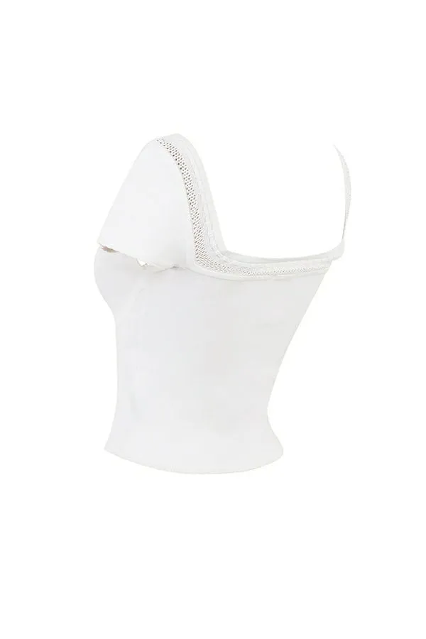 Women Nola Ivory Dainty Knit Top House Of CB Tops Women Nola Ivory Dainty Knit Top House Of CB Tops