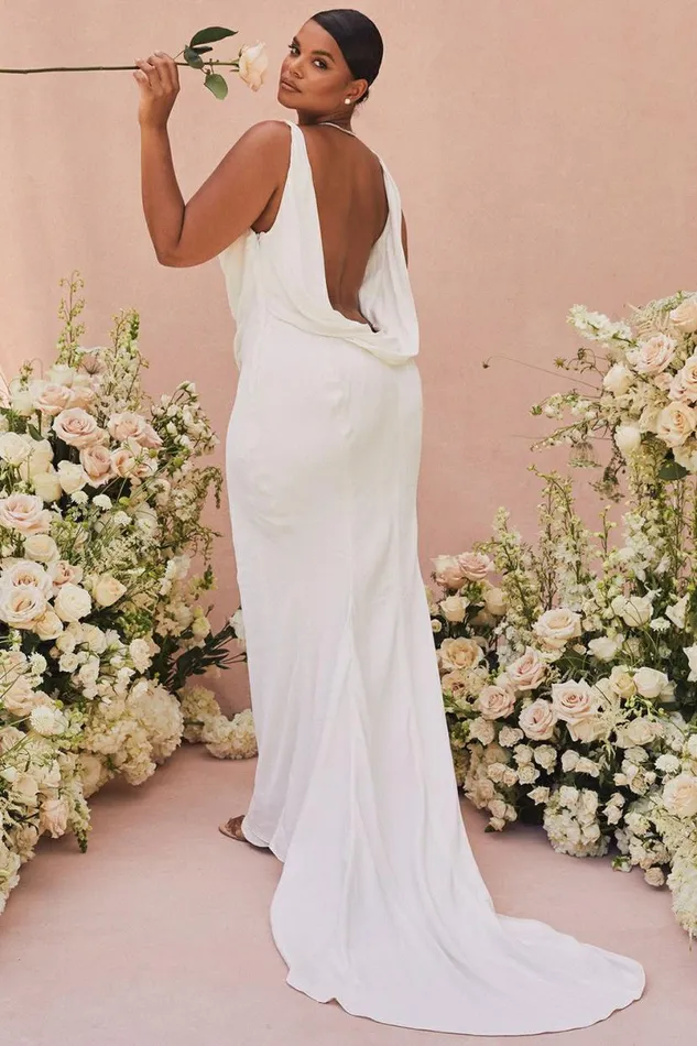 Women Odette Ivory Draped Back Bridal Gown 8211 Limited Edition House Of CB Shop Bridal Women Odette Ivory Draped Back Bridal Gown 8211 Limited Edition House Of CB Shop Bridal