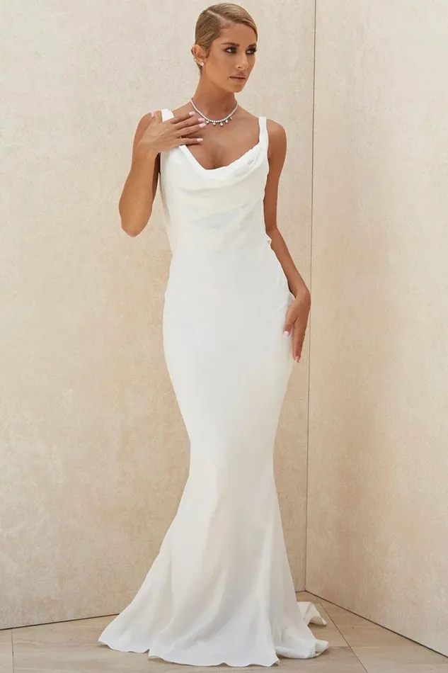 Women Odette Ivory Draped Back Bridal Gown 8211 Limited Edition House Of CB Shop Bridal Women Odette Ivory Draped Back Bridal Gown 8211 Limited Edition House Of CB Shop Bridal