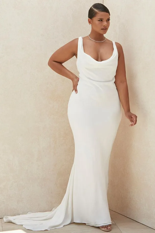 Women Odette Ivory Draped Back Bridal Gown 8211 Limited Edition House Of CB Shop Bridal Women Odette Ivory Draped Back Bridal Gown 8211 Limited Edition House Of CB Shop Bridal