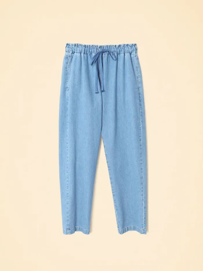 Women Pants and Jumpsuits XRENA Mid Blue Rex Denim Pant Women Pants and Jumpsuits XRENA Mid Blue Rex Denim Pant