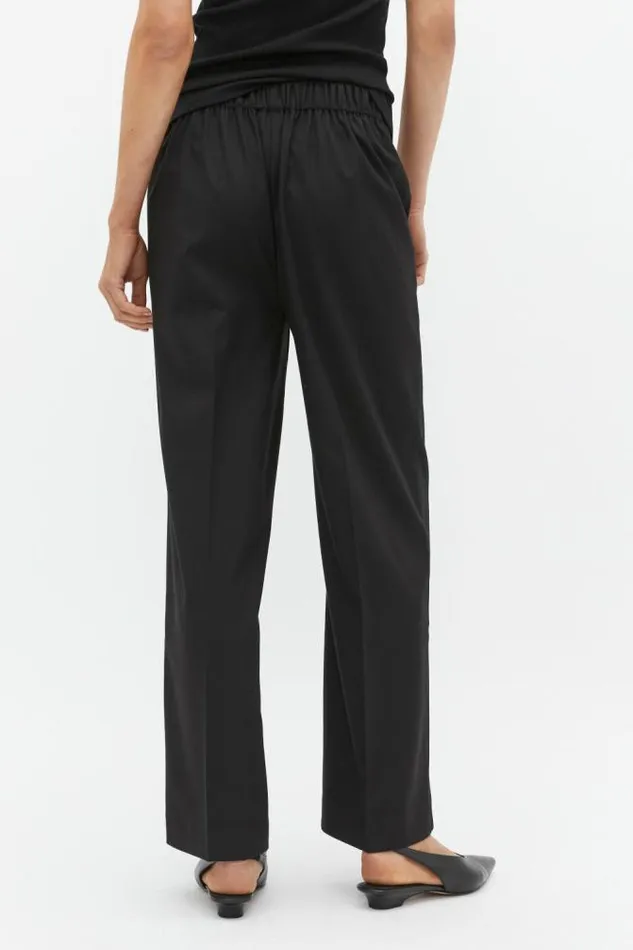 Women Pants Seed Heritage Elasticated Wide Leg Pant Black