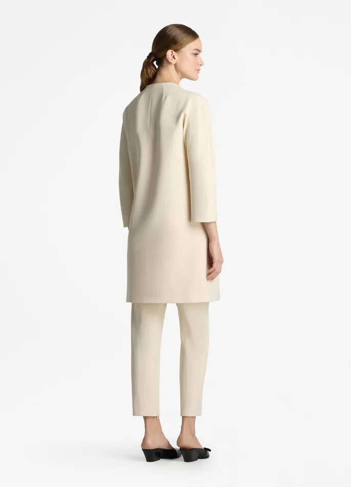 Women Pants St John Stretch Crepe Suiting Pant Ecru Women Pants St John Stretch Crepe Suiting Pant Ecru