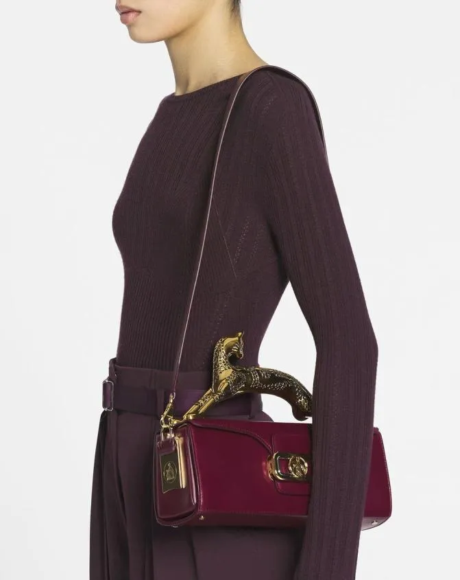 Women Pencil Lanvin Medium Leather Pencil Cat Bag Turkish Red Women Pencil Lanvin Medium Leather Pencil Cat Bag Turkish Red