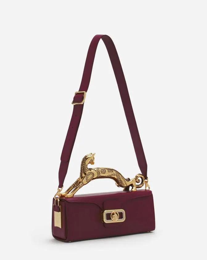 Women Pencil Lanvin Medium Leather Pencil Cat Bag Turkish Red Women Pencil Lanvin Medium Leather Pencil Cat Bag Turkish Red