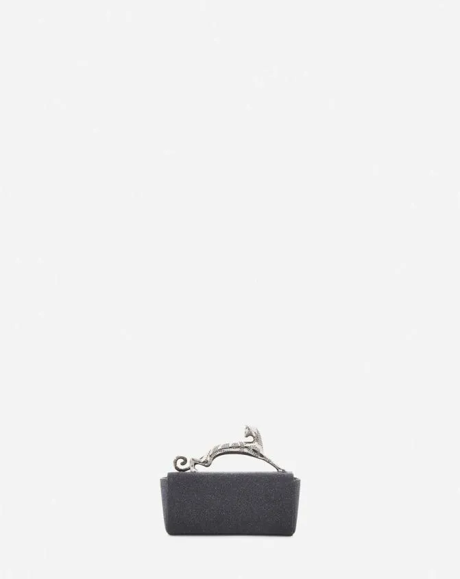 Women Pencil Lanvin Micro Pencil Cat Bag In Suede Black Women Pencil Lanvin Micro Pencil Cat Bag In Suede Black