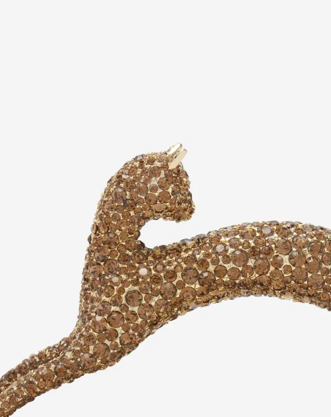Women Pencil Lanvin Nano Pencil Cat Bag In Leather And Rhinestone Desert Women Pencil Lanvin Nano Pencil Cat Bag In Leather And Rhinestone Desert