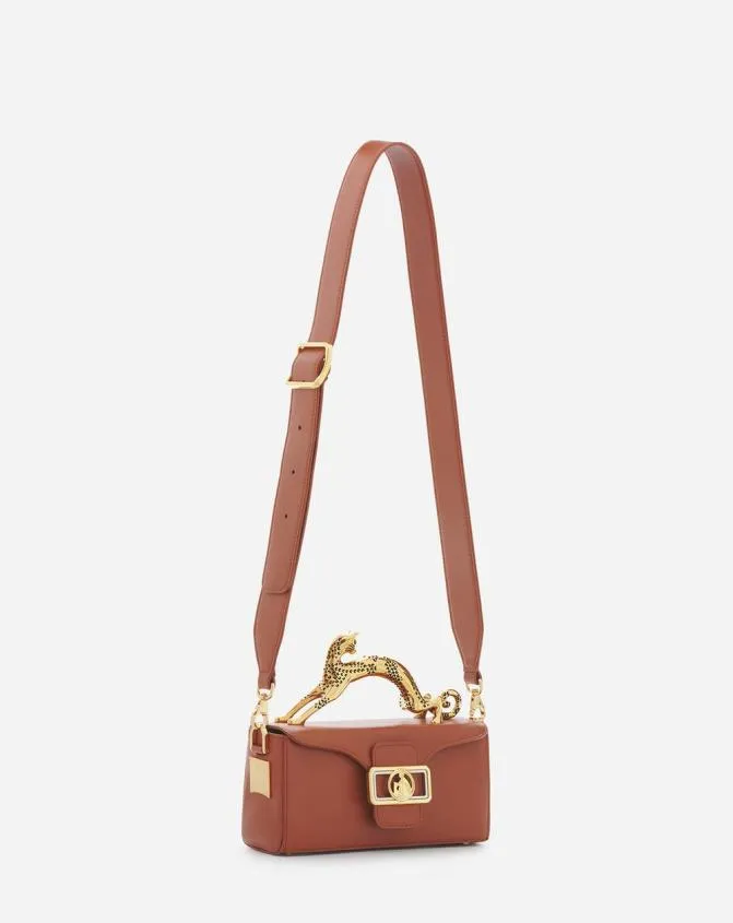 Women Pencil Lanvin Nano Pencil Cat Leather Bag Tan Women Pencil Lanvin Nano Pencil Cat Leather Bag Tan
