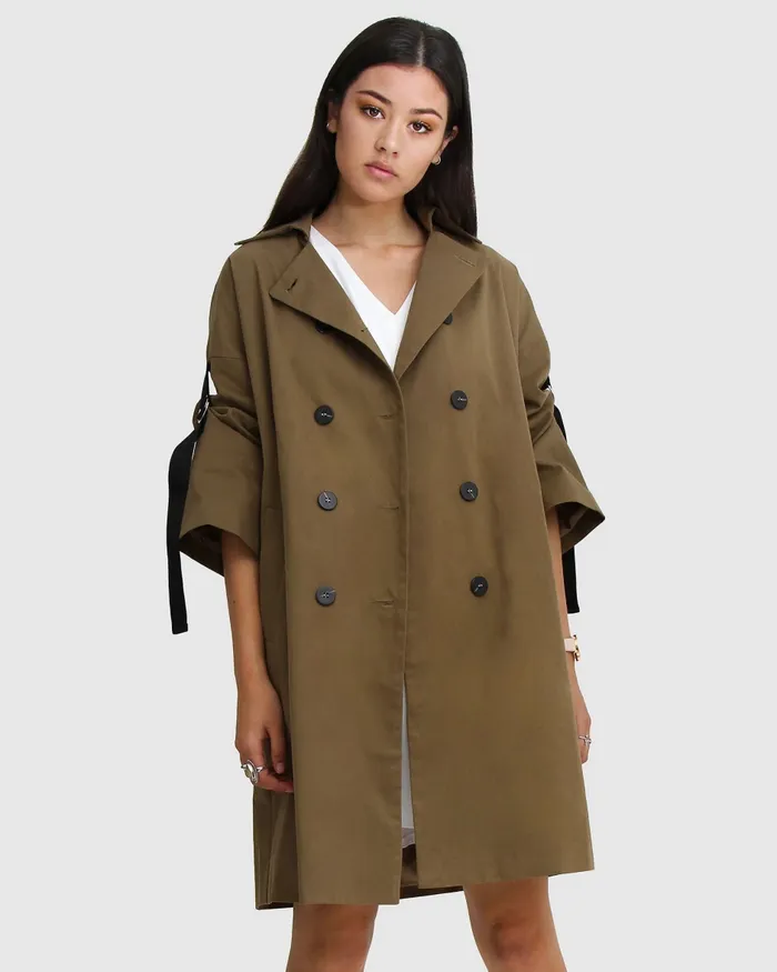 Women Russian Romance Oversized Trench Coat 8211 Military Coats and Jackets Belle and Bloom
