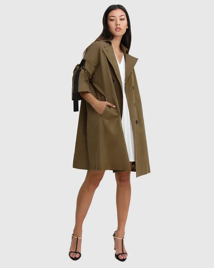 Women Russian Romance Oversized Trench Coat 8211 Military Coats and Jackets Belle and Bloom