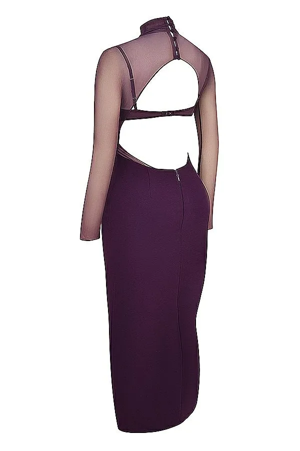 Women Safiya Black Grape Maxi Dress House Of CB Dresses