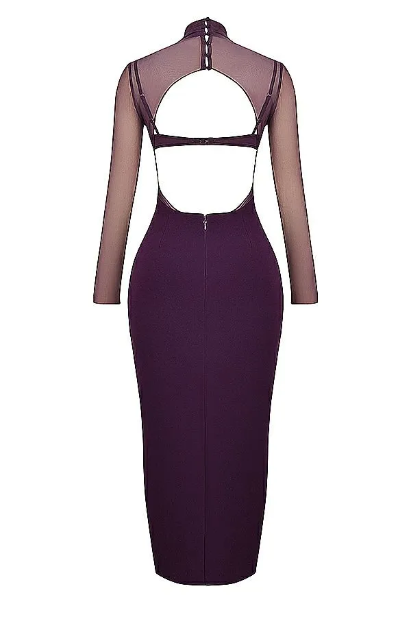 Women Safiya Black Grape Maxi Dress House Of CB Dresses