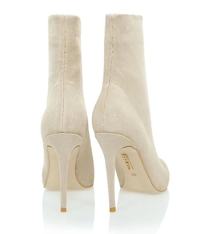 Women Sakura Stone Bandage Rib Ankle Boots House Of CB Shoes Women Sakura Stone Bandage Rib Ankle Boots House Of CB Shoes