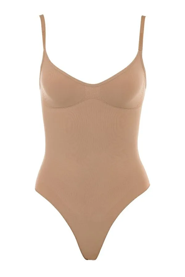Women SCULPTING FULL BRIEF BODYSUIT CAFE AU LAIT House Of CB Shapewear Women SCULPTING FULL BRIEF BODYSUIT CAFE AU LAIT House Of CB Shapewear