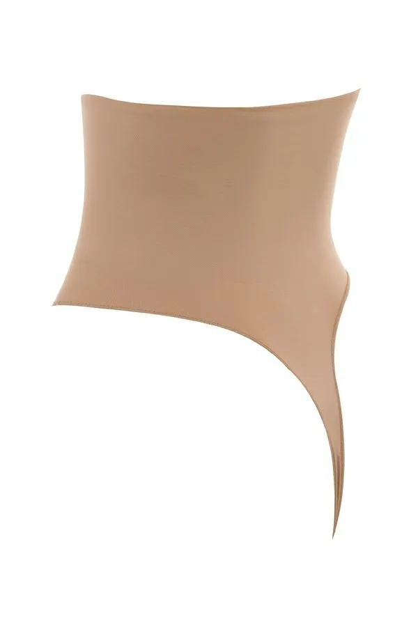 Women SCULPTING HIGH WAIST THONG CAFE AU LAIT House Of CB Shapewear Women SCULPTING HIGH WAIST THONG CAFE AU LAIT House Of CB Shapewear