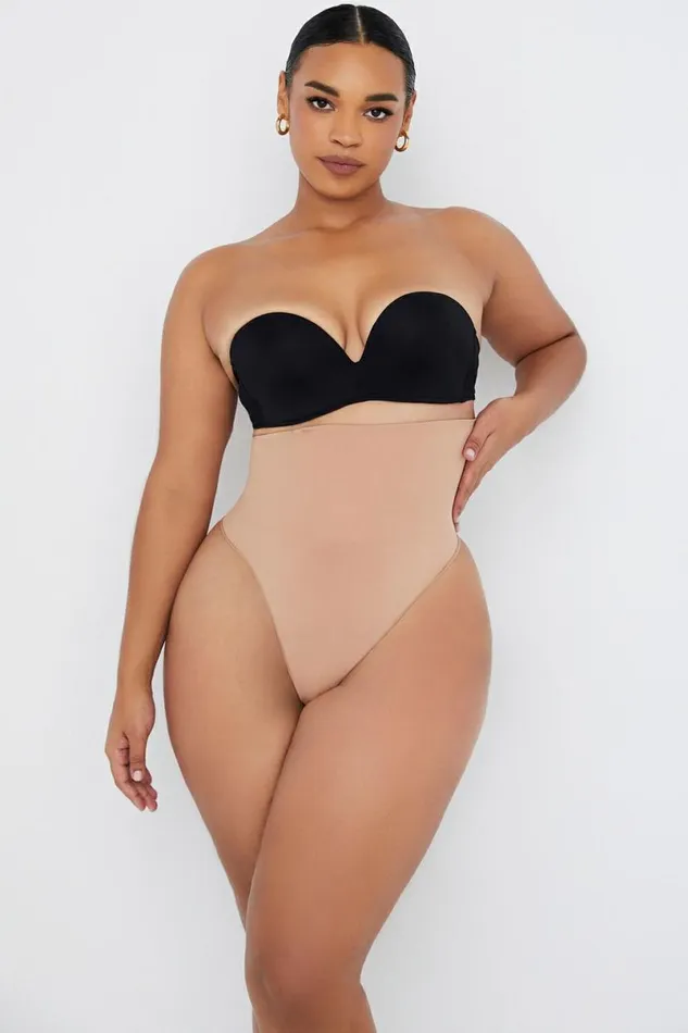 Women SCULPTING HIGH WAIST THONG CAFE AU LAIT House Of CB Shapewear Women SCULPTING HIGH WAIST THONG CAFE AU LAIT House Of CB Shapewear