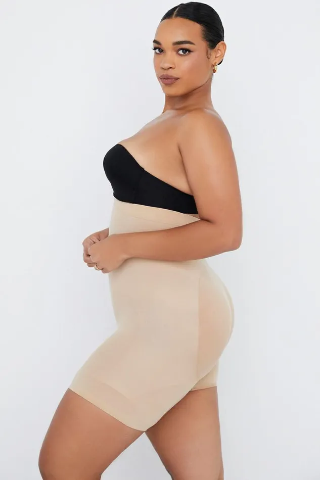 Women Sculpting Shorts Almond House Of CB Shapewear Women Sculpting Shorts Almond House Of CB Shapewear